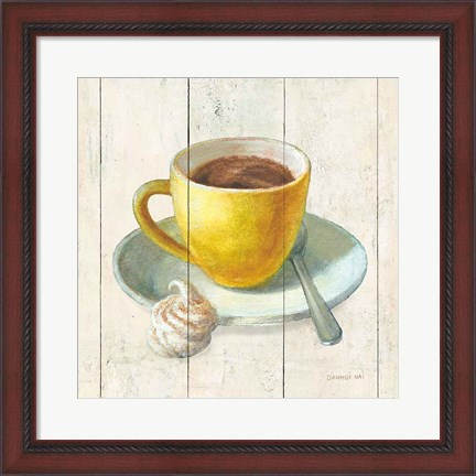 Framed Wake Me Up Coffee IV Print