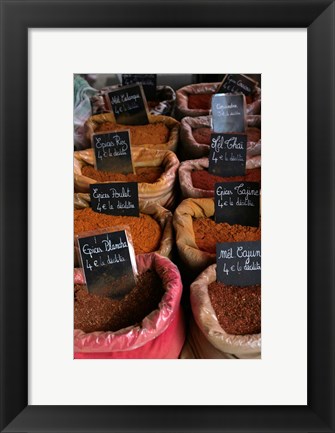 Framed French Market No. 2 Print