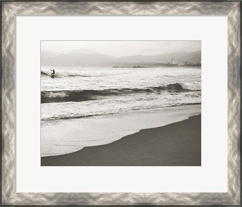 Framed BW Surfer No. 1 Print