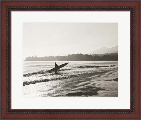 Framed BW Surfer No. 3 Print