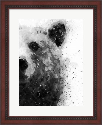Framed Bear At Attention Print