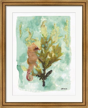Framed Seahorse 1 Print