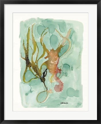 Framed Seahorse 2 Print