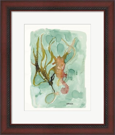 Framed Seahorse 2 Print