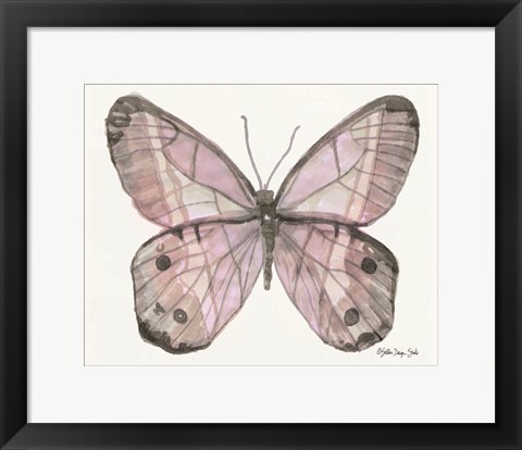 Framed Butterfly 5 Print