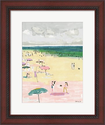 Framed Beach Days 2 Print