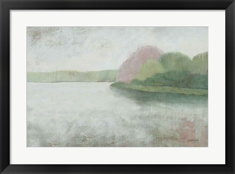 Framed Nonquit Pond in May v2 Print