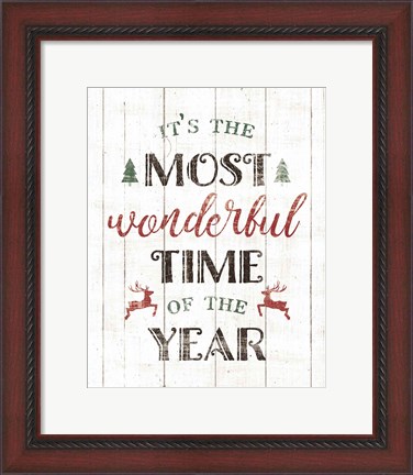 Framed Wonderful Time Print