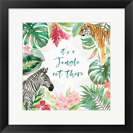 Framed From the Jungle II Print