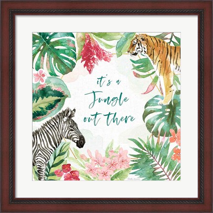 Framed From the Jungle II Print