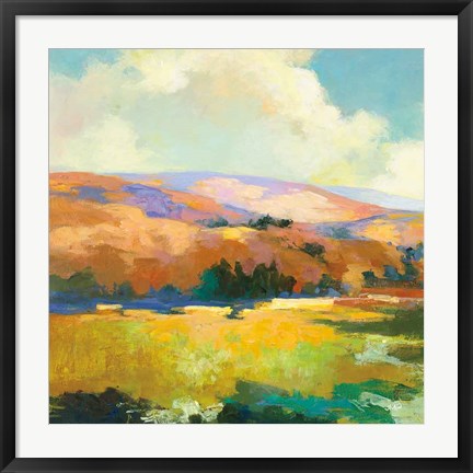 Framed Daybreak Valley II Print