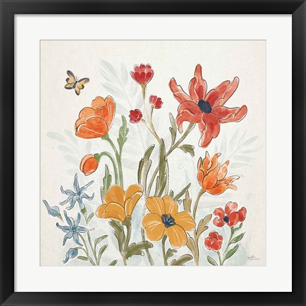 Framed Spiced Petals II Print