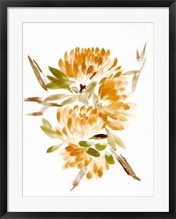 Framed Farmhouse Florals VII Print