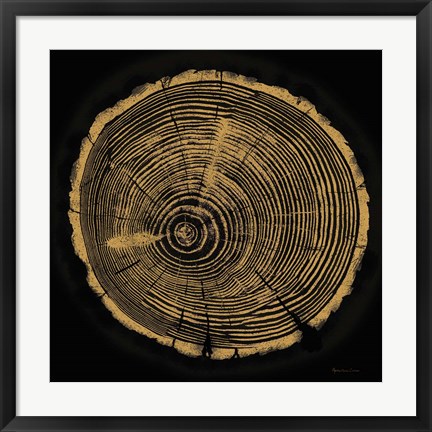 Framed Tree Trunk I Print