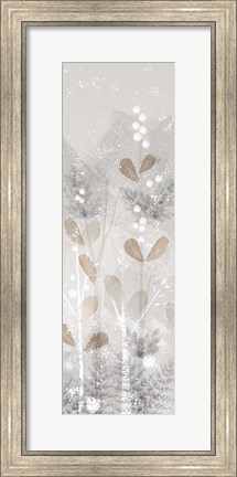 Framed Golden Forest Panel III Print