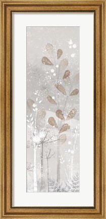 Framed Golden Forest Panel IV Print