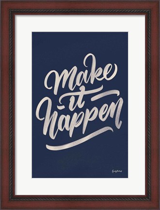Framed Encouraging Words - Happen Print