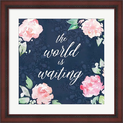 Framed Moroccan Bouquet IV Print