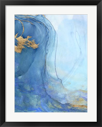 Framed Sea Whirl II Print