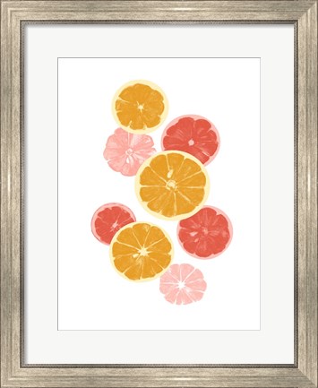 Framed Festive Fruit I Print