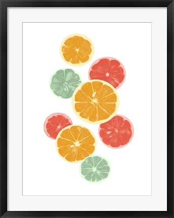 Framed Festive Fruit III Print
