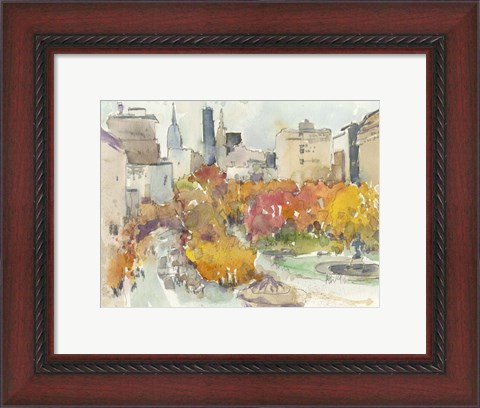 Framed Autumn in New York - Study III Print