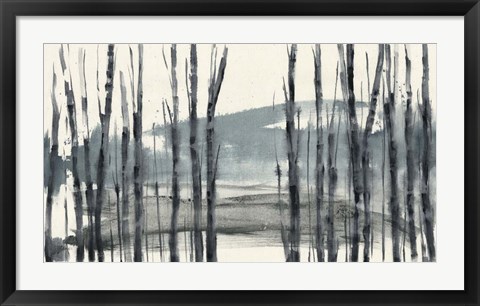 Framed Fluid Treeline I Print