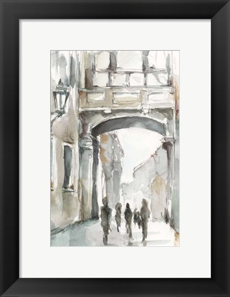 Framed Watercolor Arch Studies I Print
