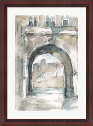 Framed Watercolor Arch Studies IV Print