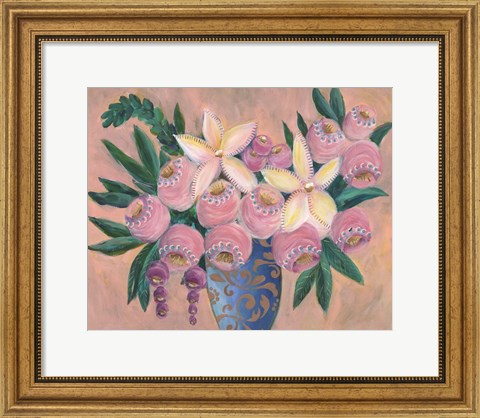 Framed Floral Dujour I Print
