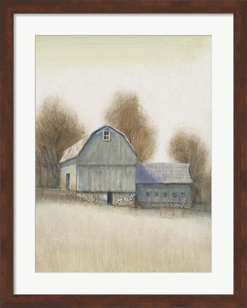 Framed Barn Side I Print