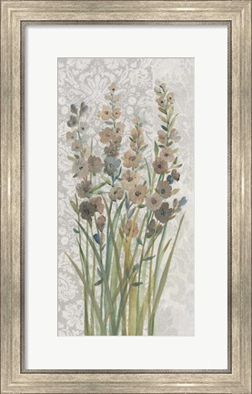 Framed Patch of Wildflowers II Print