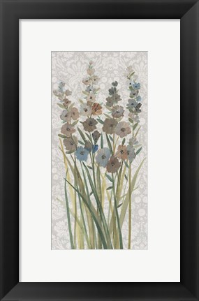 Framed Patch of Wildflowers III Print