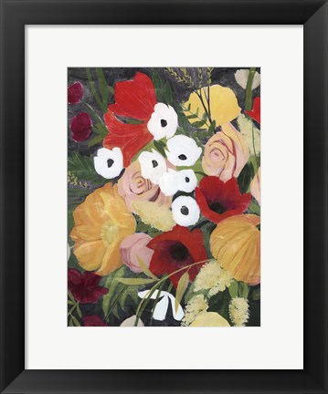 Framed November Bouquet I Print