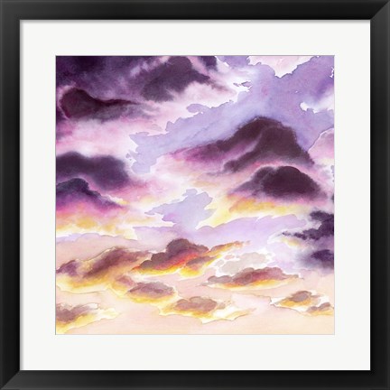 Framed Sunset Haze I Print