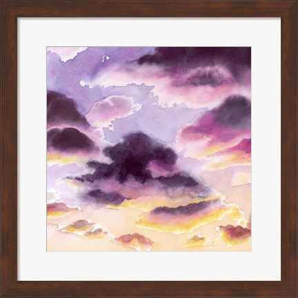 Framed Sunset Haze II Print
