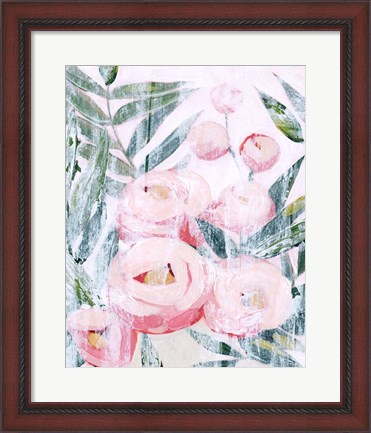 Framed Bleached Bouquet III Print