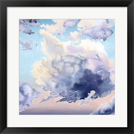 Framed Covered Clouds I Print