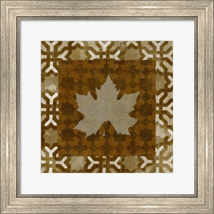 Framed Shades of Brown IV Print