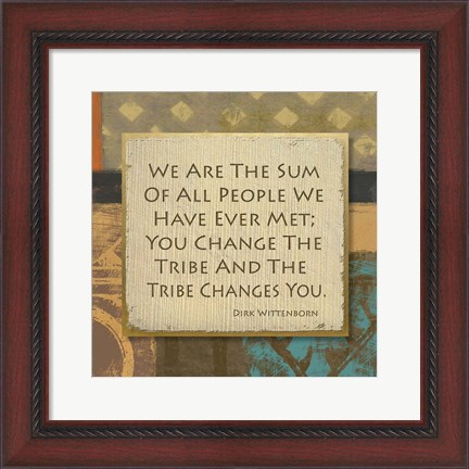 Framed Tribe II Print