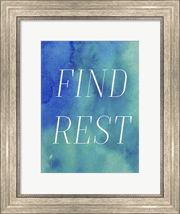 Framed Finding Rest II Print