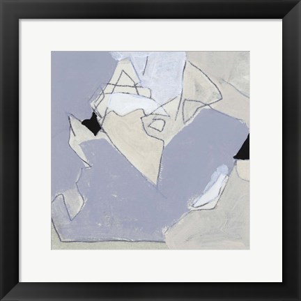 Framed Grey Landscape IV Print