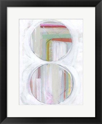 Framed Art in Whites V Print