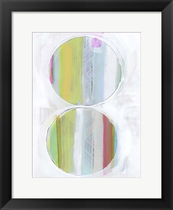 Framed Art in Whites VII Print