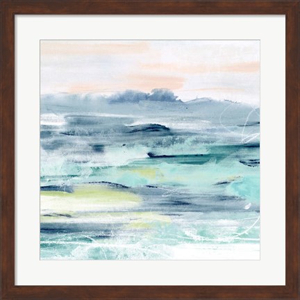 Framed Beach Tides II Print