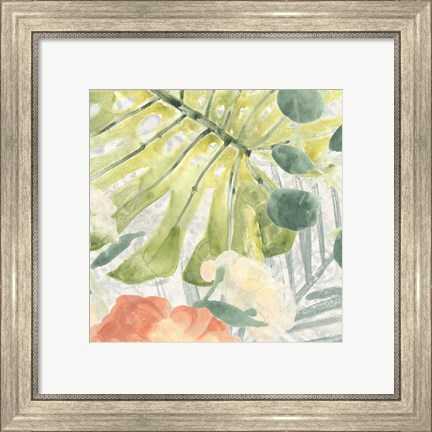 Framed Palm Garden I Print