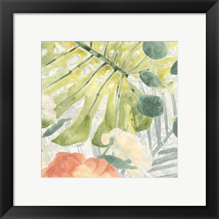 Framed Palm Garden I Print