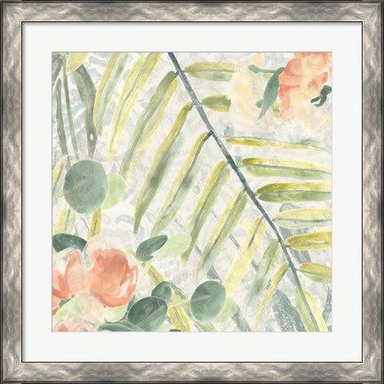 Framed Palm Garden II Print