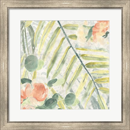 Framed Palm Garden II Print