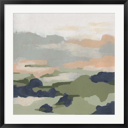 Framed Abstract Valley II Print